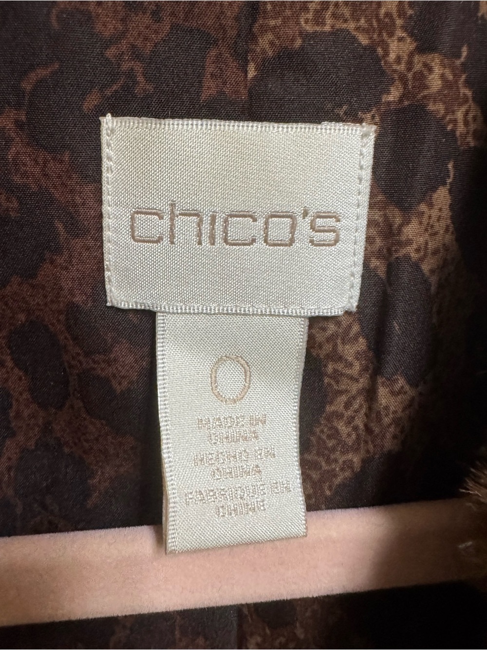Chico's Brown Faux Fur Vest with Leopard Print Lining Cozy Luxe Versatile Layer - Picture 7 of 8
